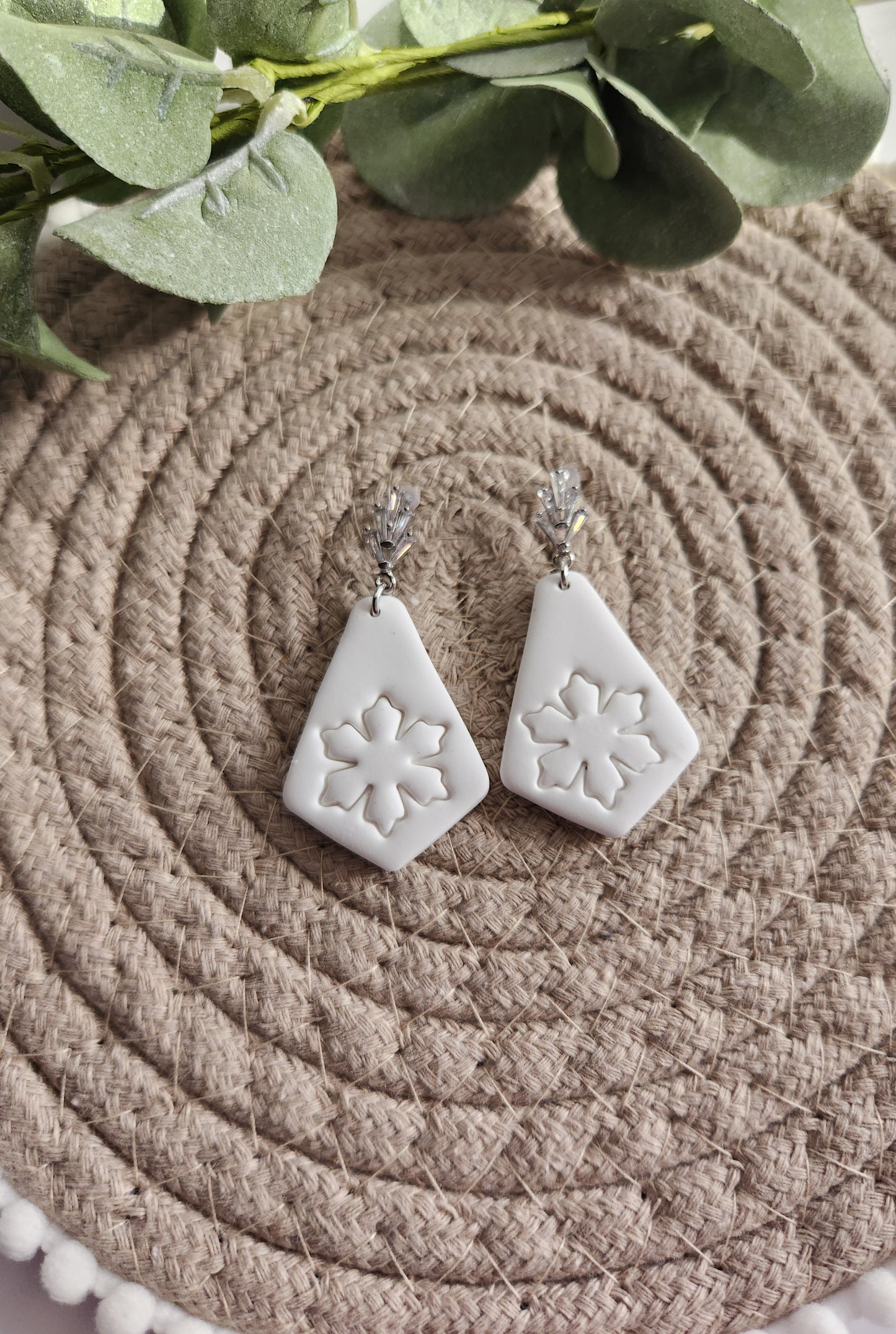 CZ Snowflake Dangles