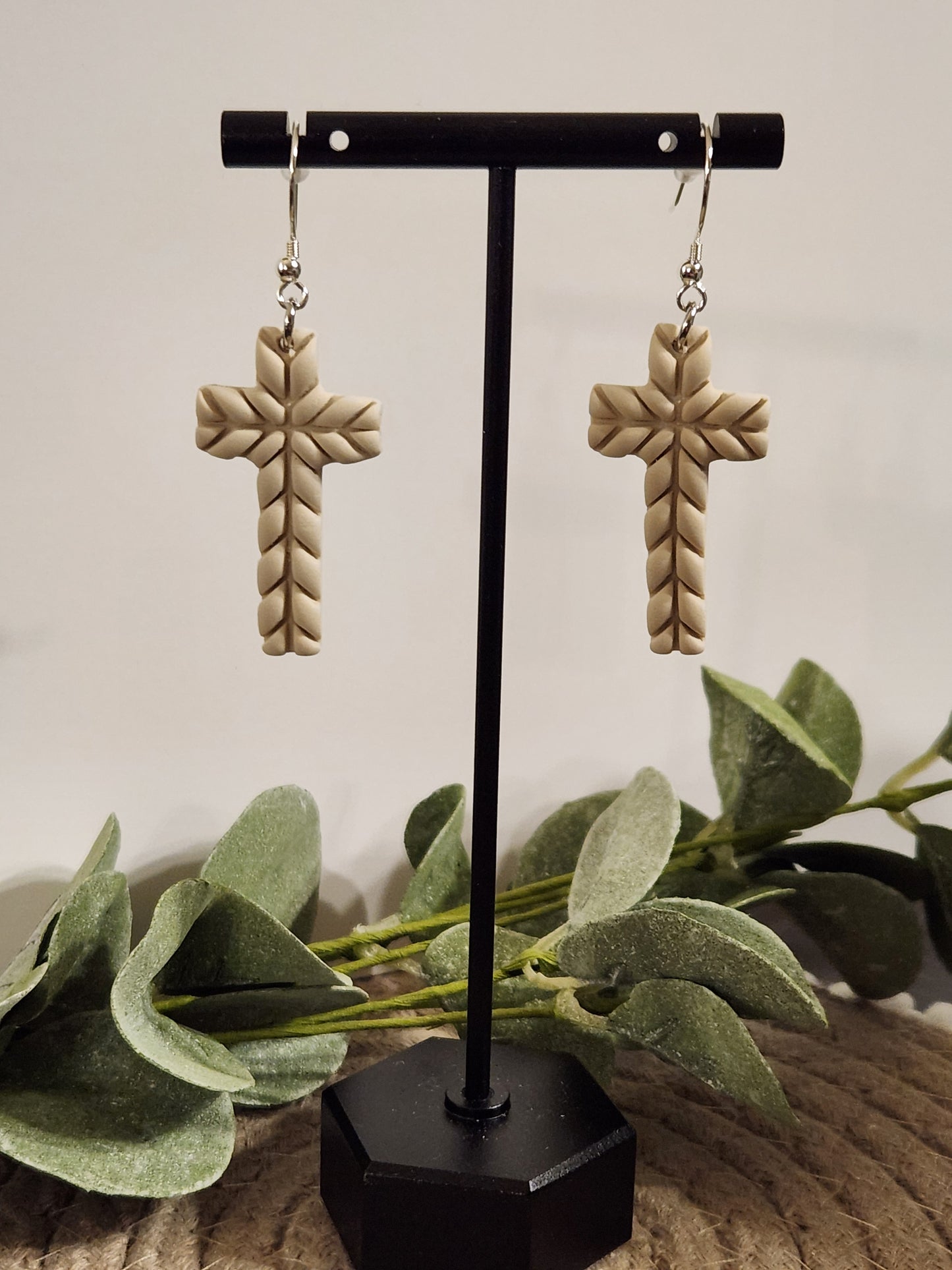 Chevron Cross Dangles