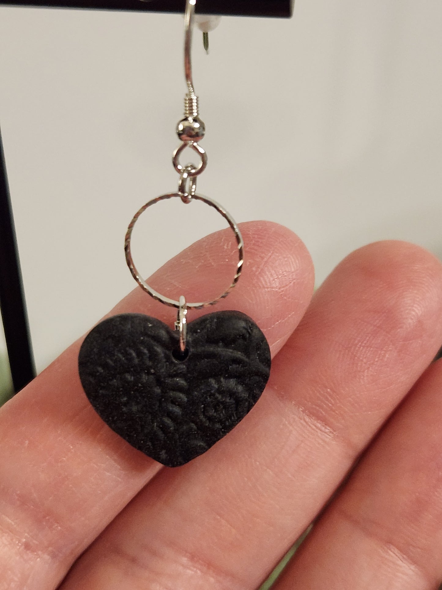Floral Heart Dangles