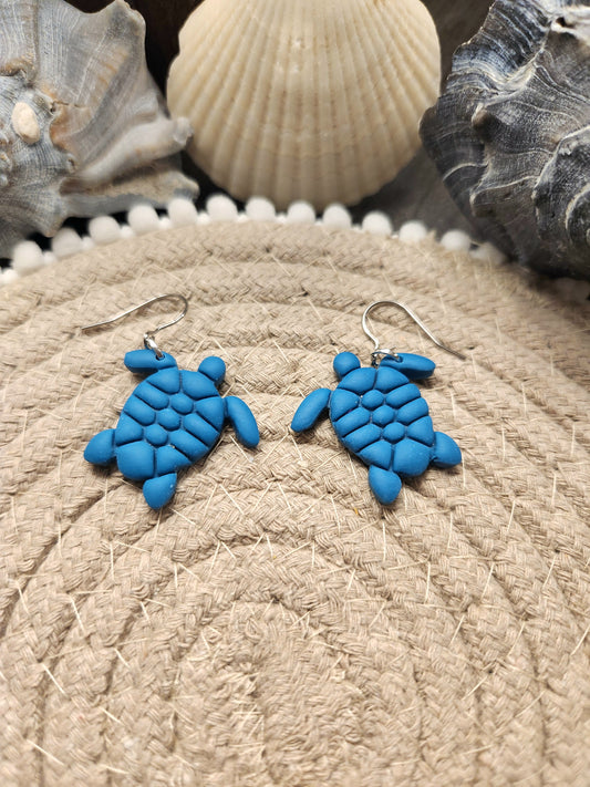 Teal Turtle Dangles
