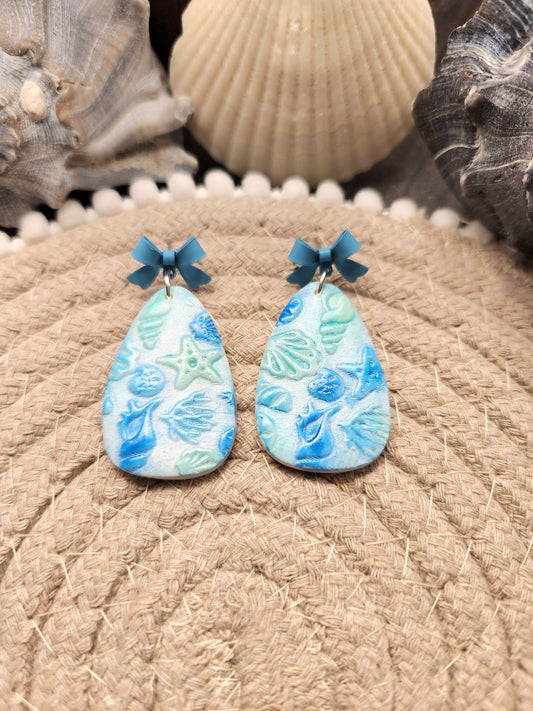 Shell Teardrop Dangles