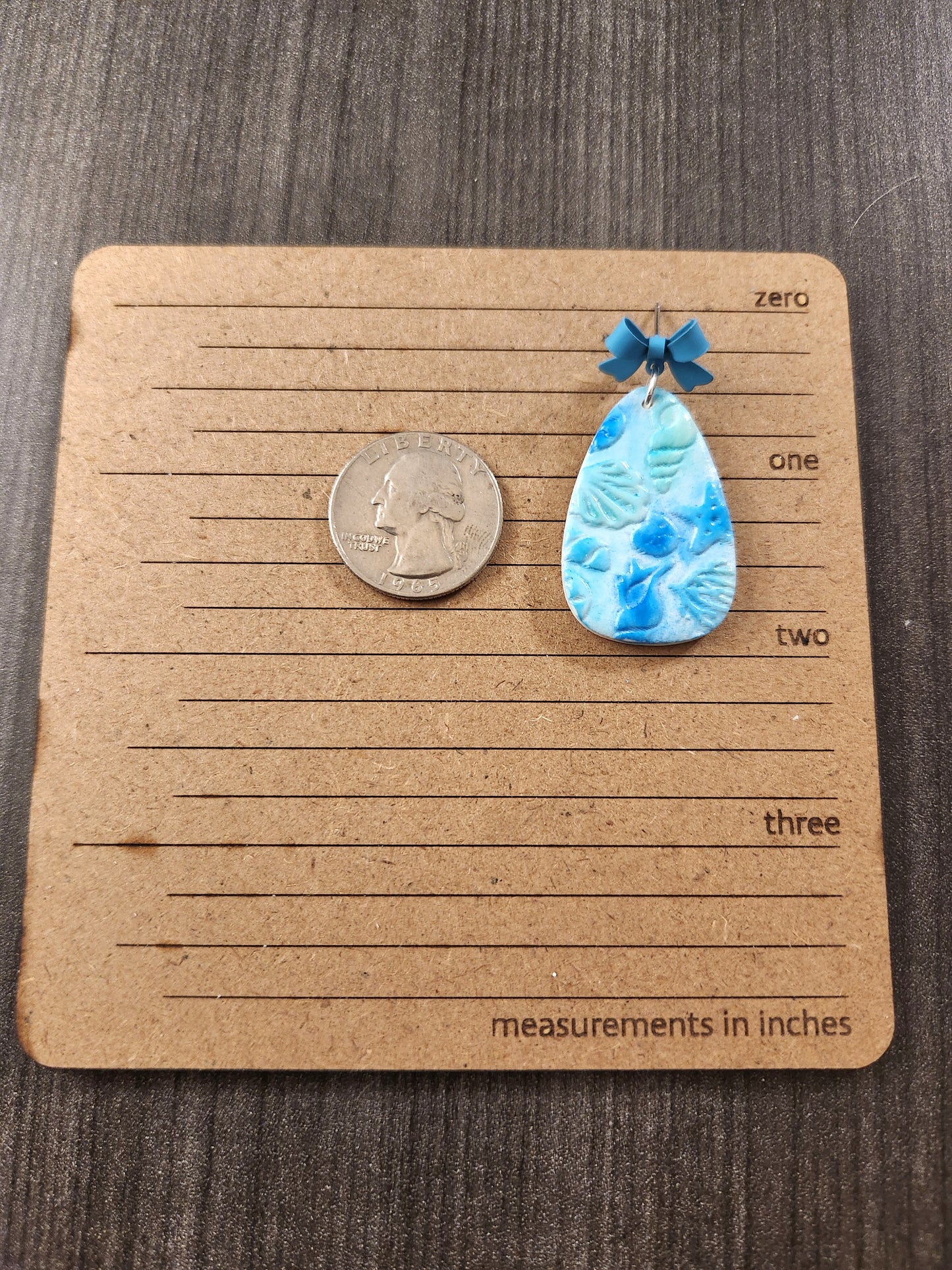 Shell Teardrop Dangles