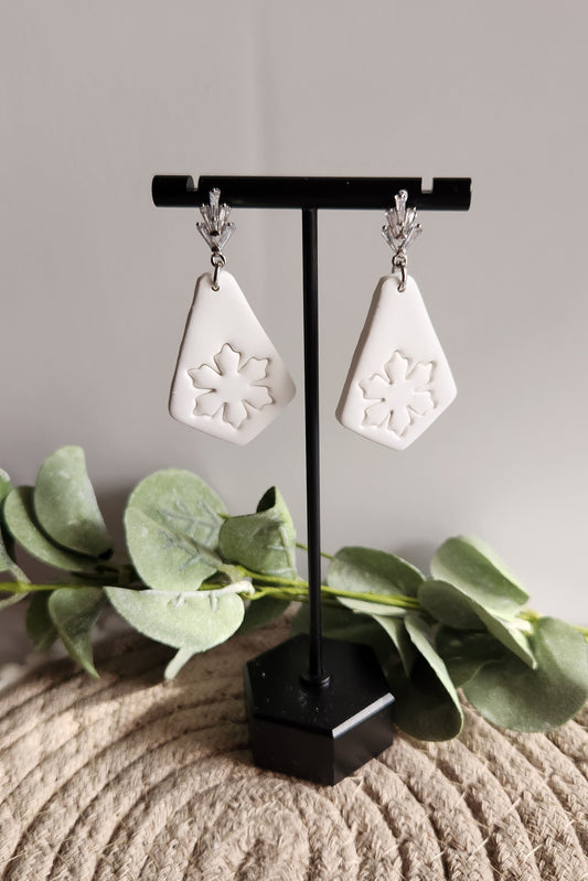 CZ Snowflake Dangles