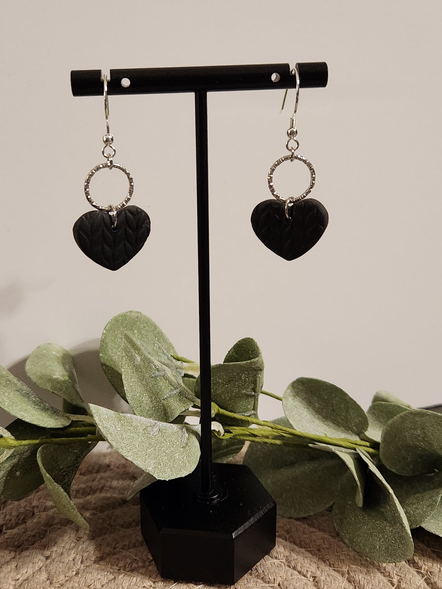 Black Heart Dangles