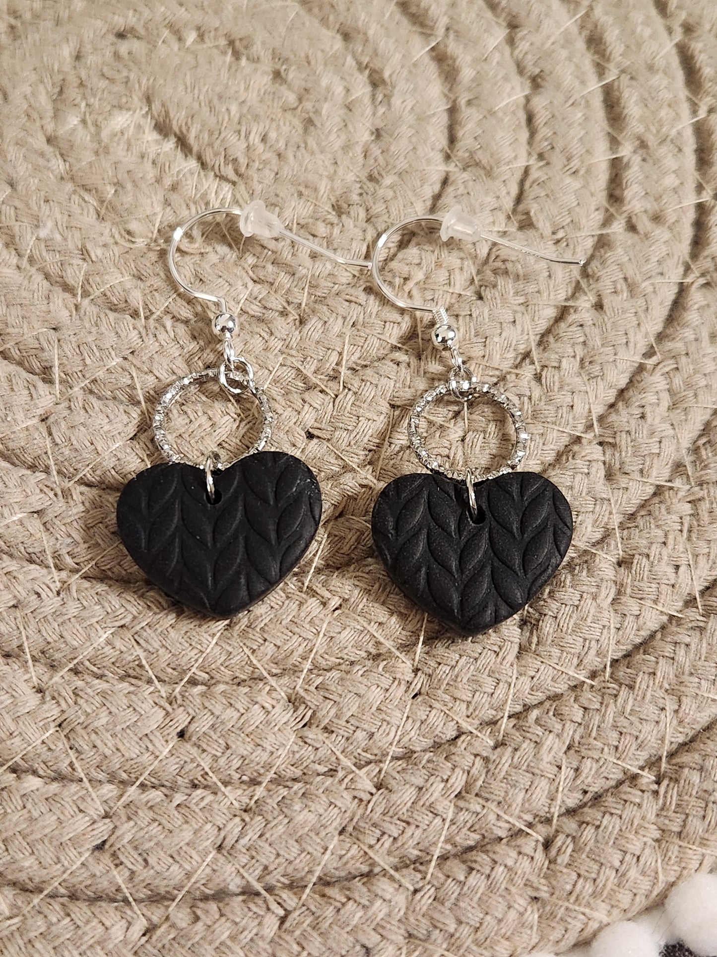 Black Heart Dangles