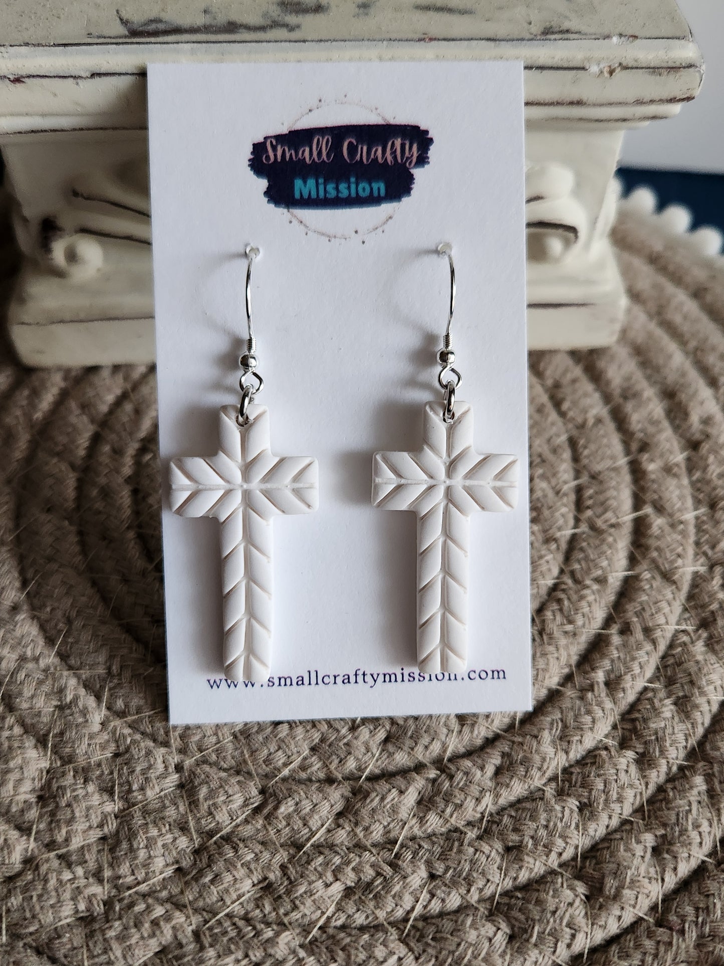 Chevron Cross Dangles