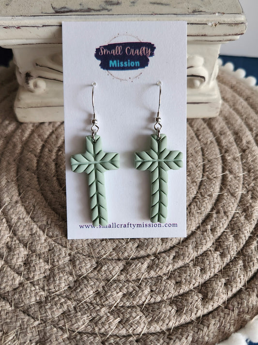 Chevron Cross Dangles