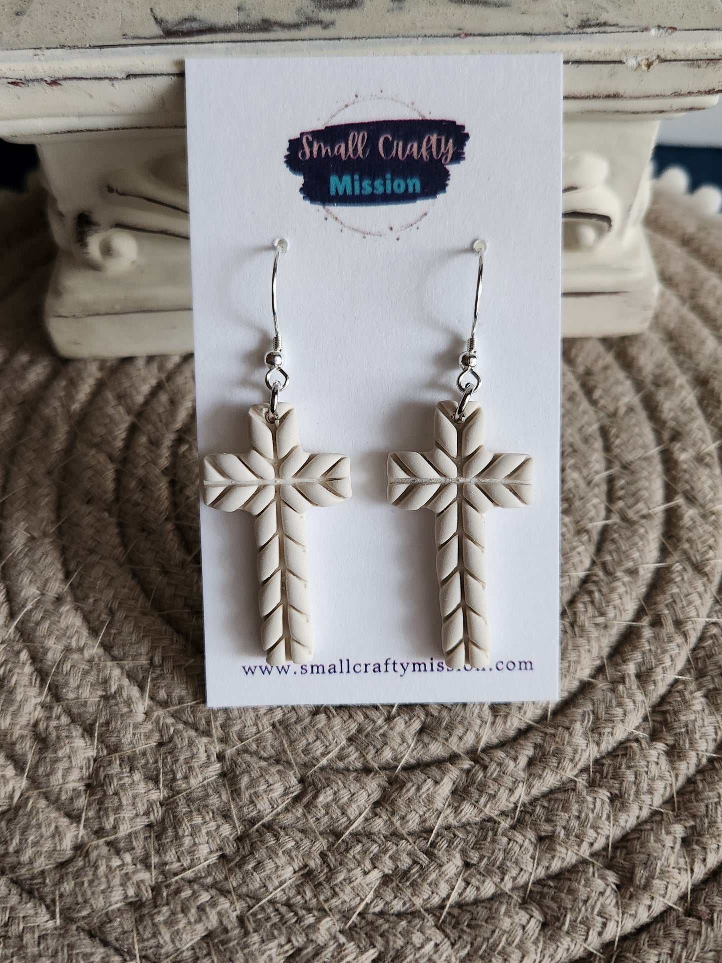 Chevron Cross Dangles