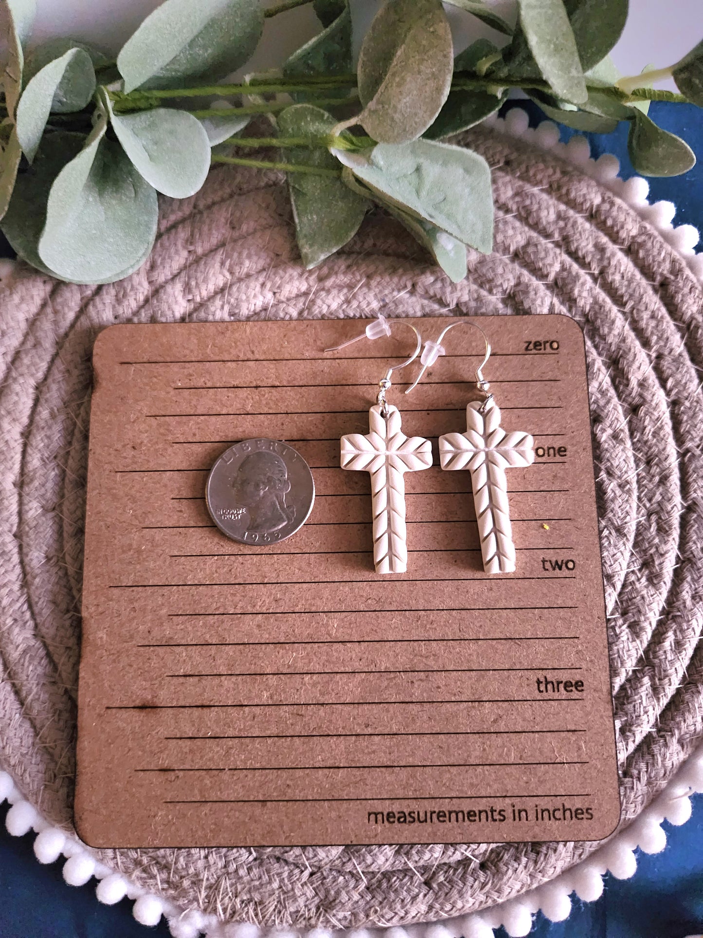 Chevron Cross Dangles