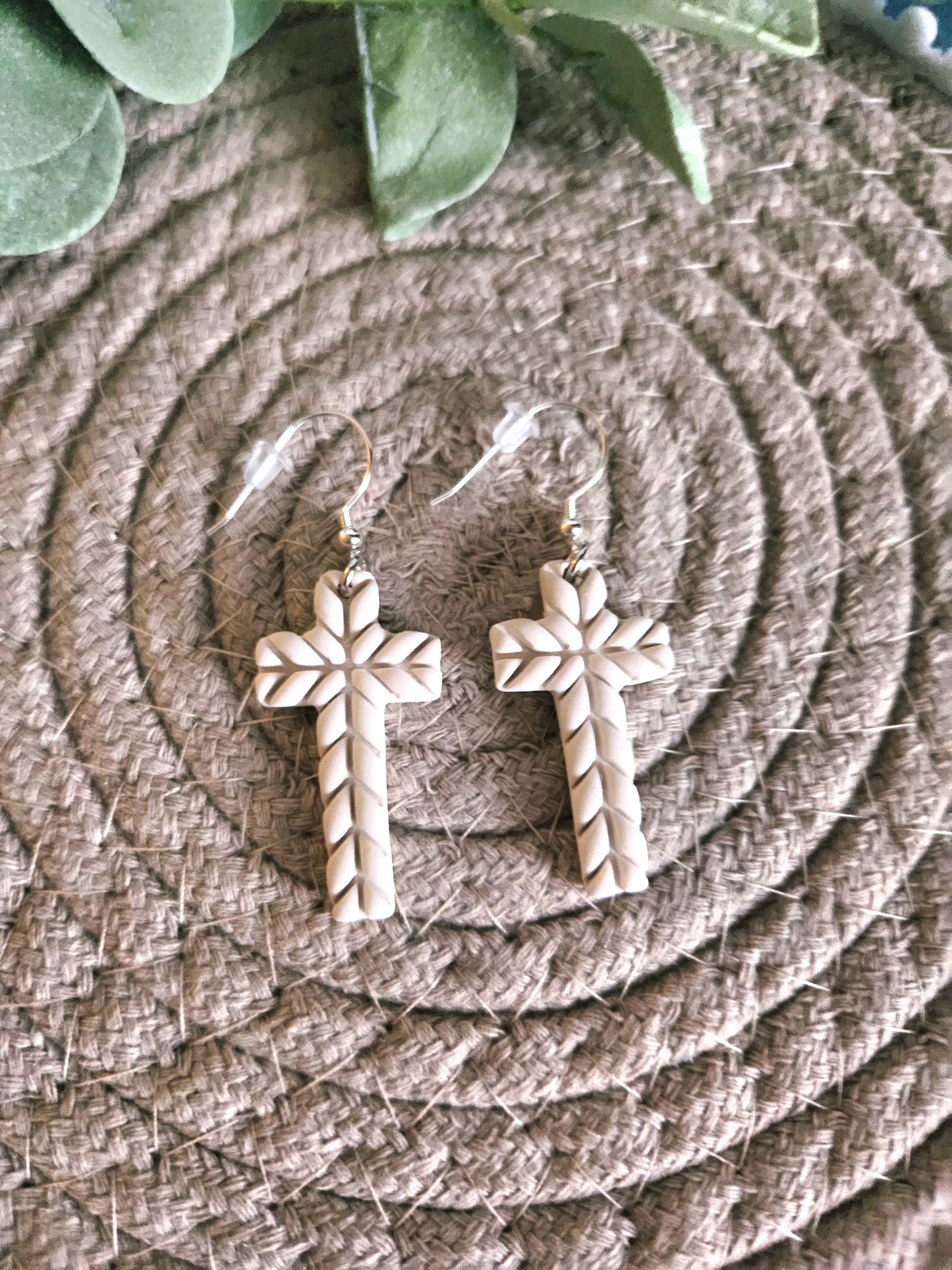 Chevron Cross Dangles