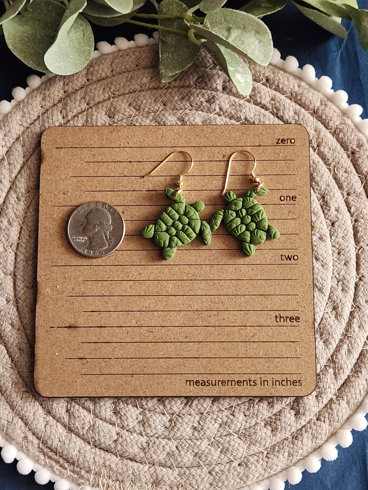 Green Turtle Dangles