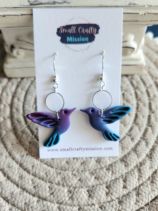 Purple & Blue Hummingbirds