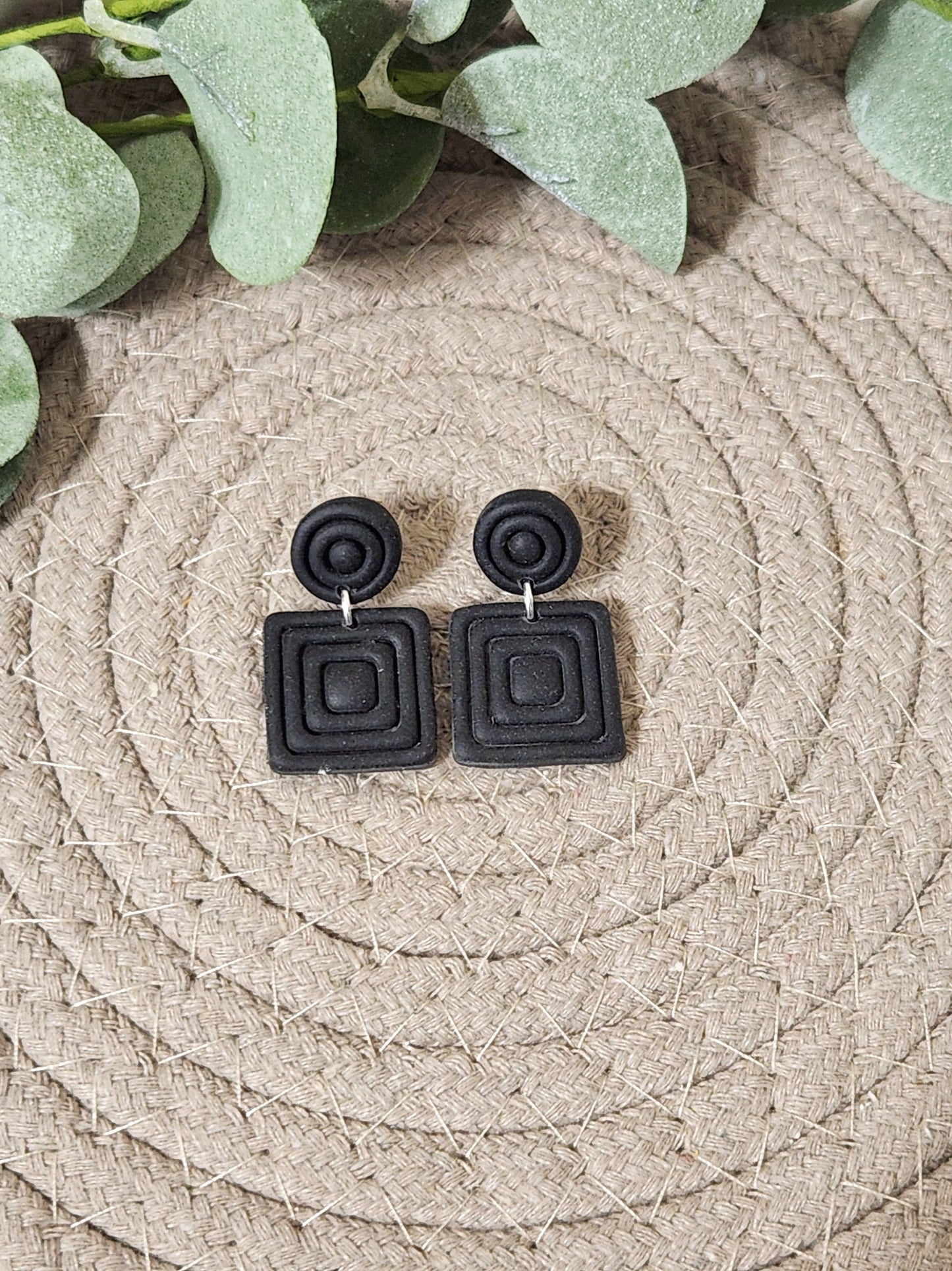 Black Square Dangles