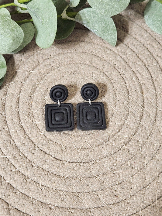 Black Square Dangles