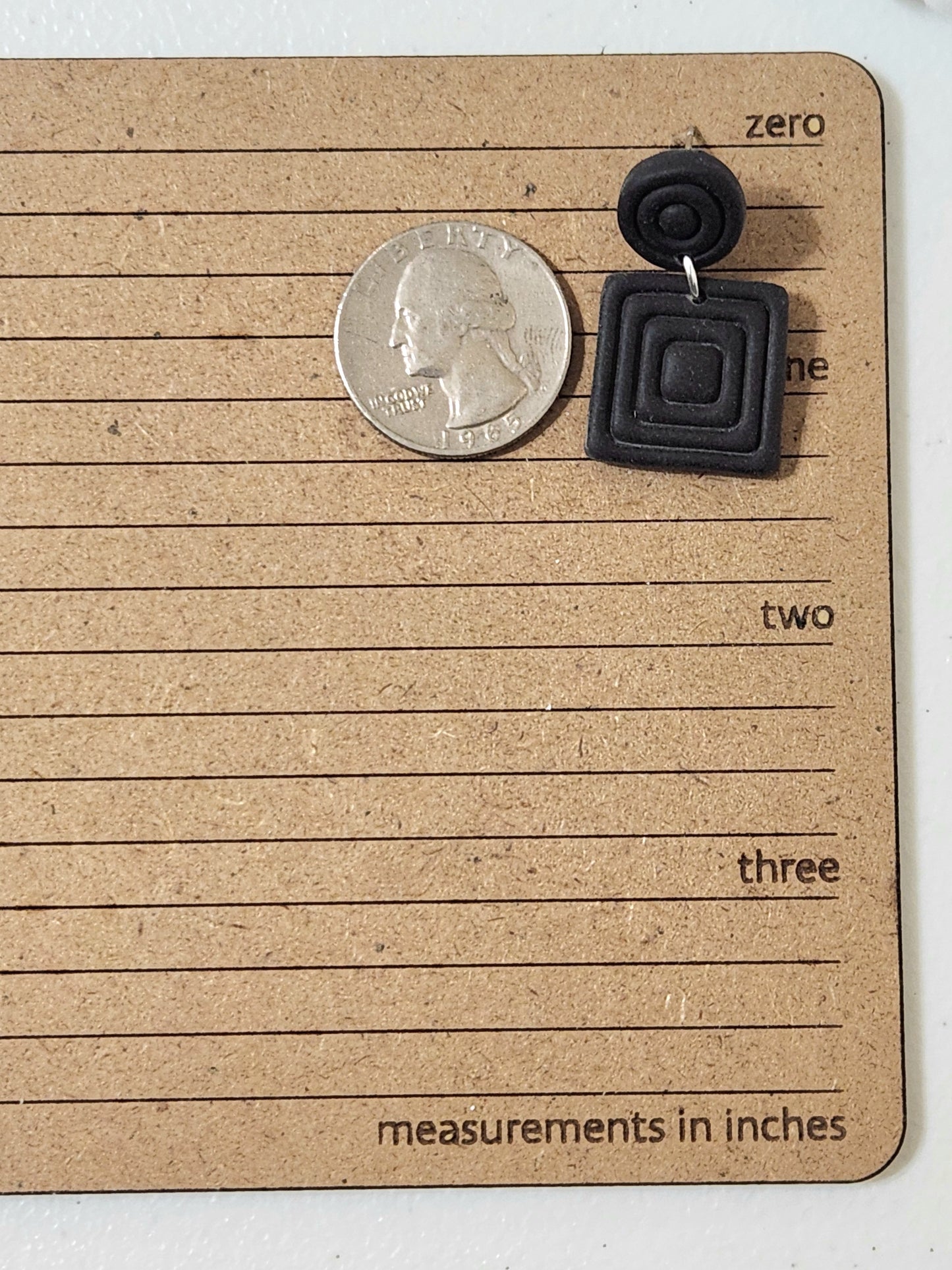 Black Square Dangles
