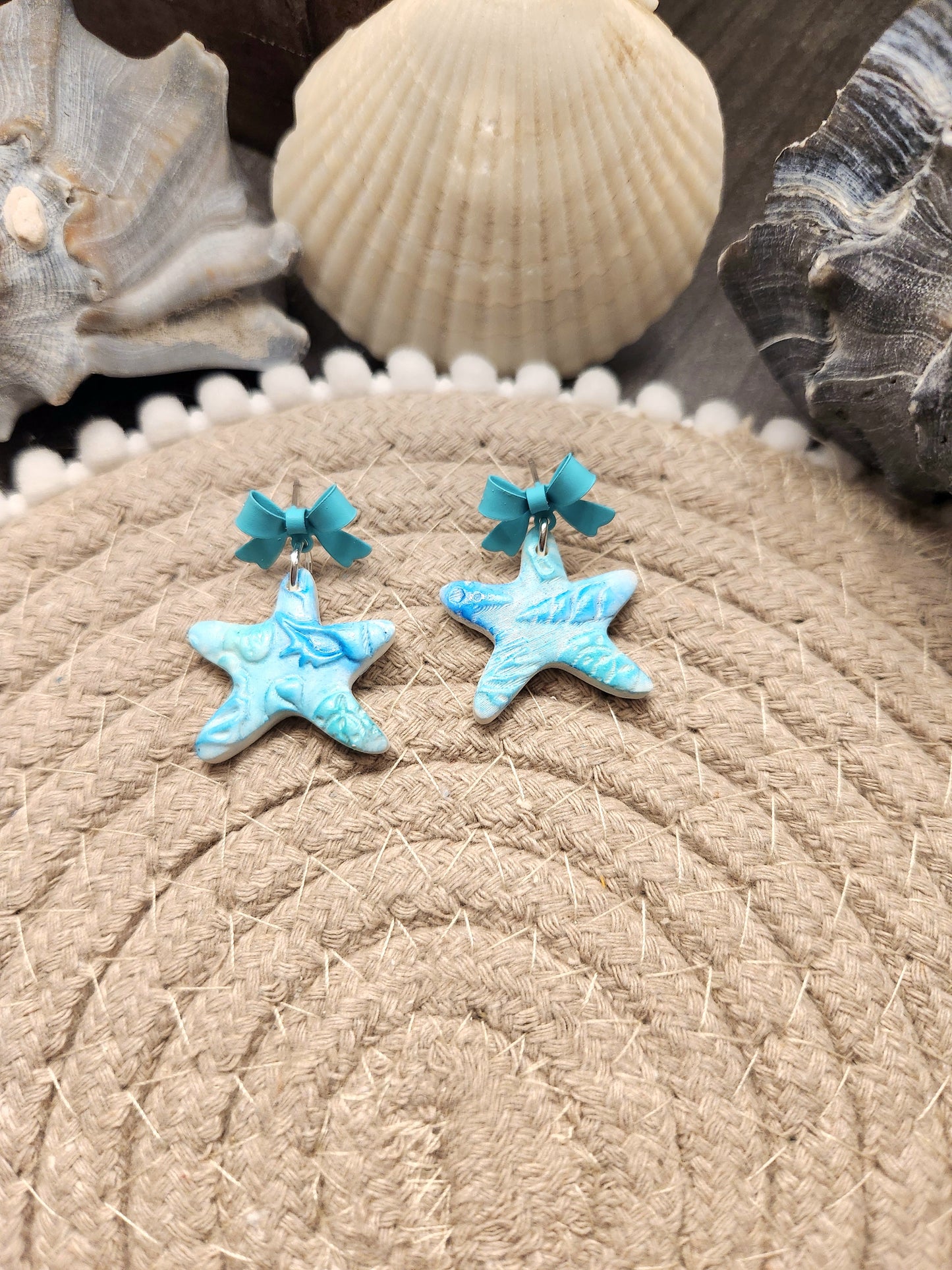 Shell Starfish Dangles