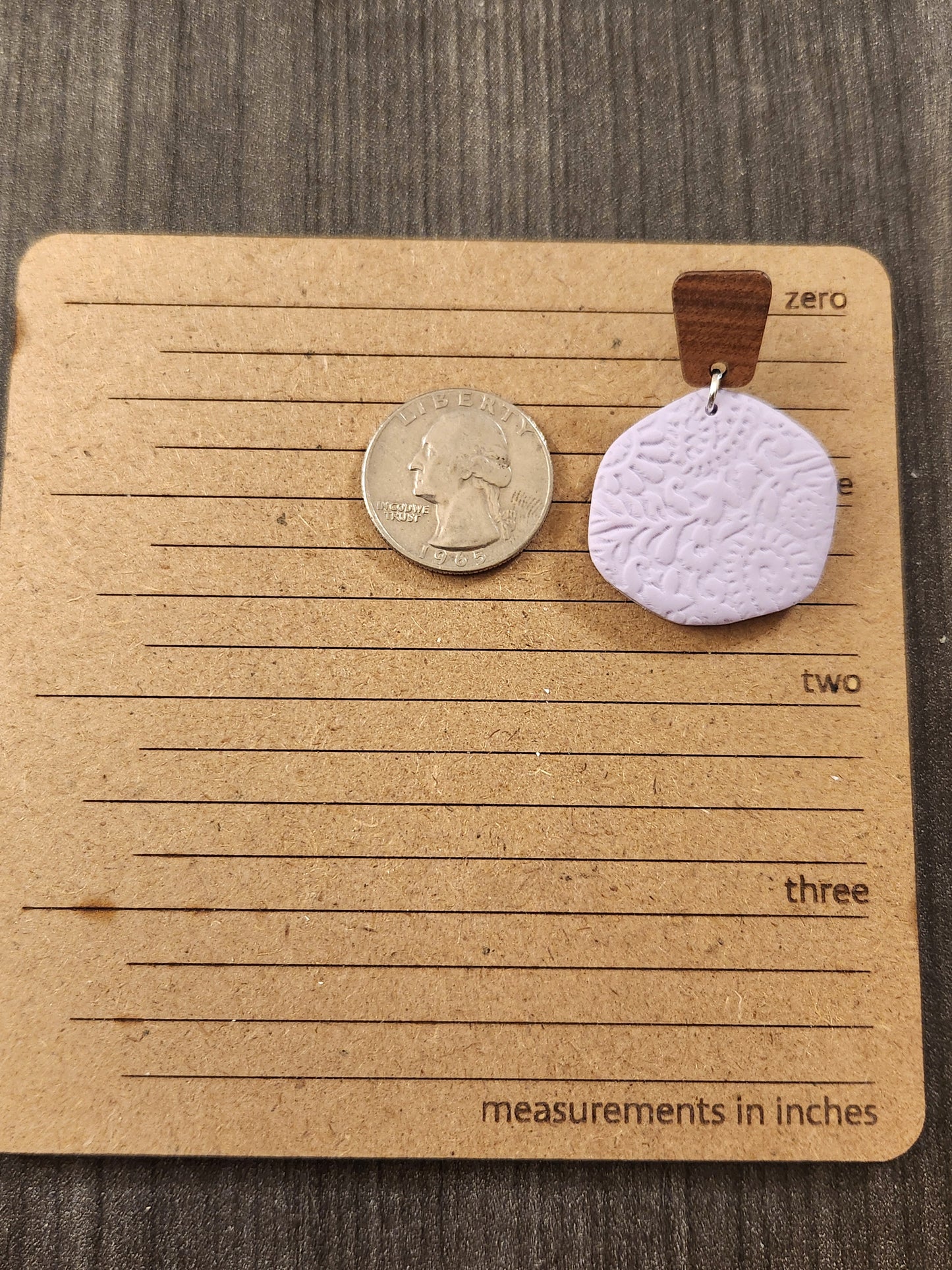 Light Purple Floral Dangles