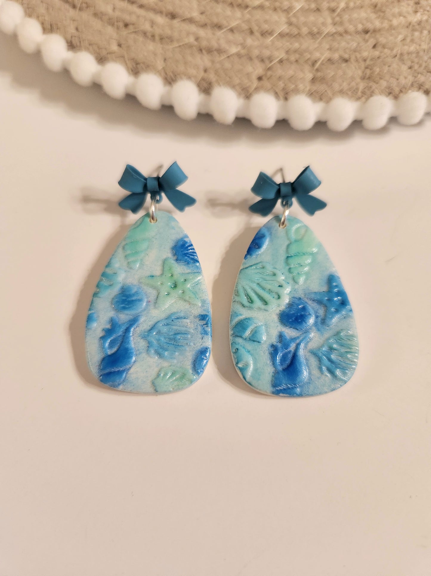 Shell Teardrop Dangles