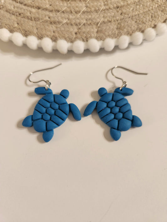 Teal Turtle Dangles