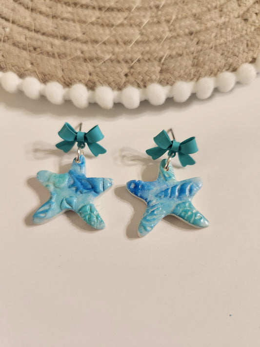 Shell Starfish Dangles