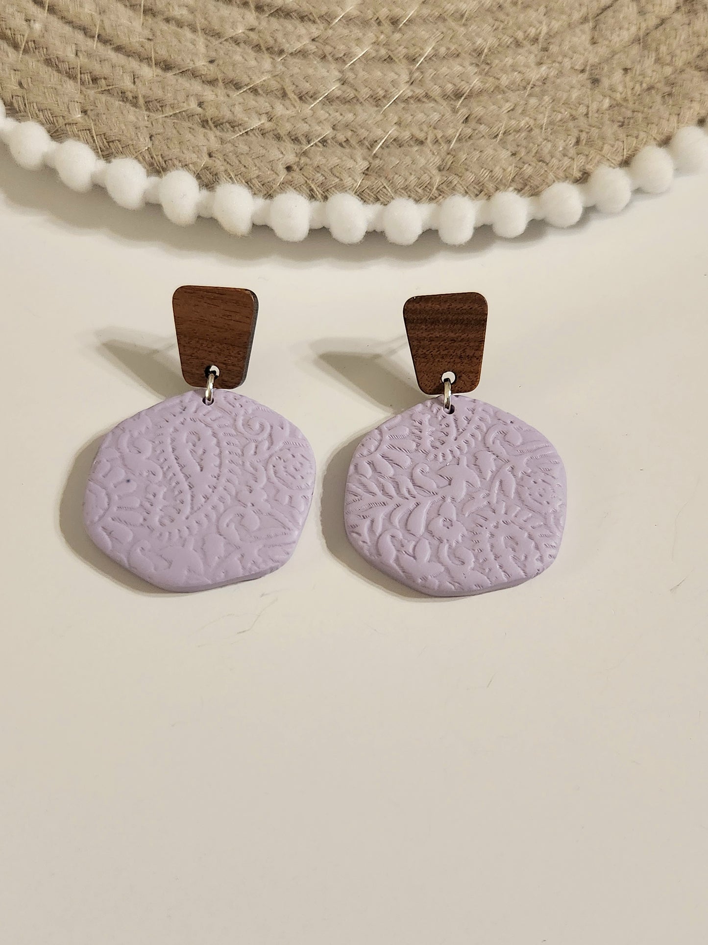 Light Purple Floral Dangles
