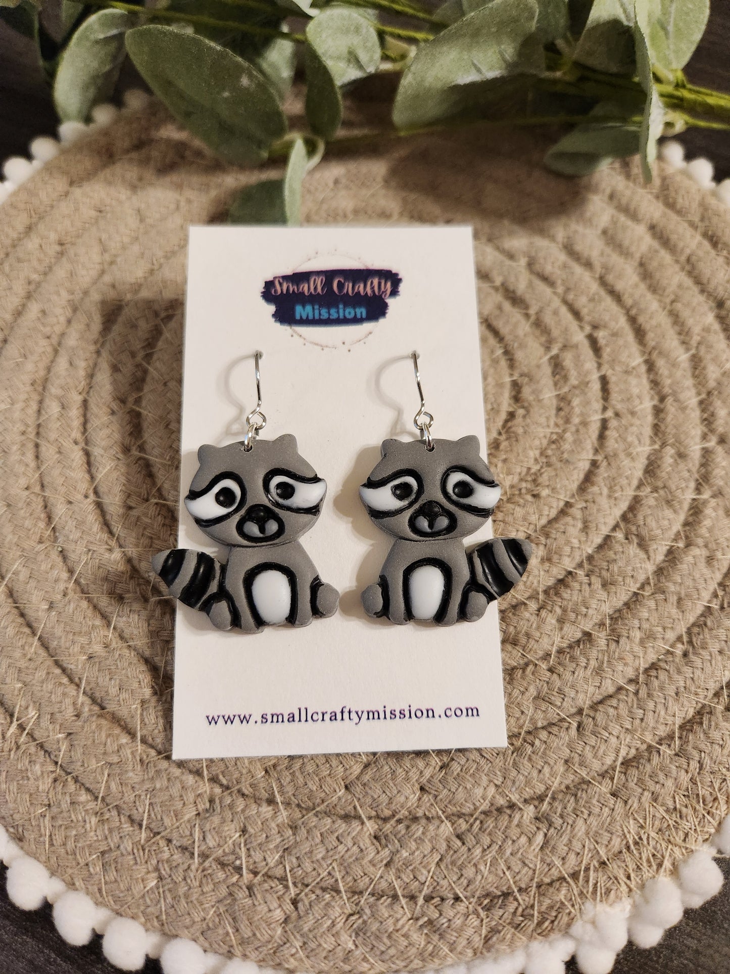 Raccoon Dangles