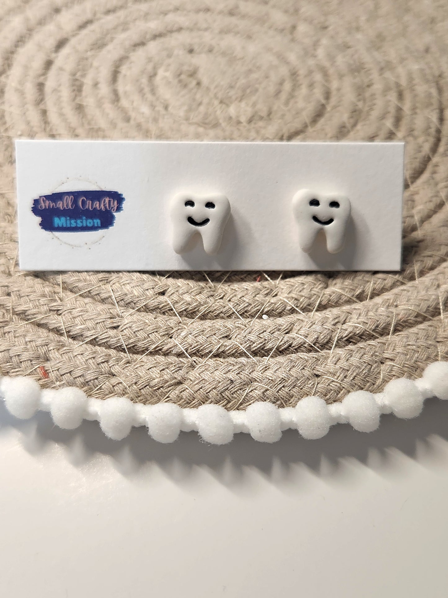 Tooth Stud Earrings